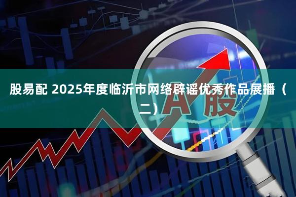 股易配 2025年度临沂市网络辟谣优秀作品展播（二）